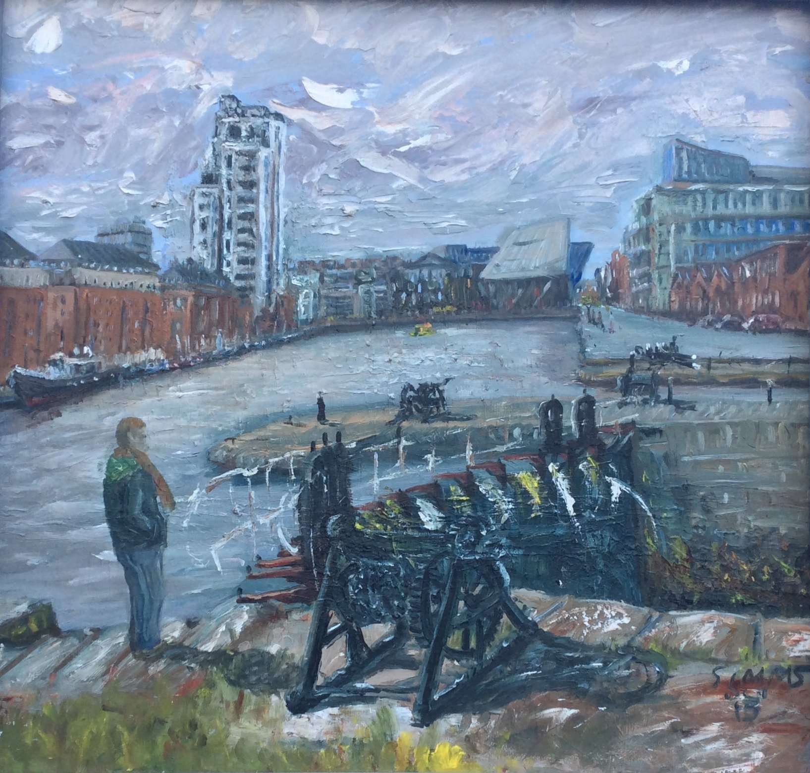 Owen Walsh JR at the Grand Canal Docks,Dublin.